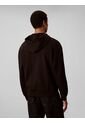 Buzo Negro Con Capucha De Corte Regular Calvin Klein de Calvin Klein