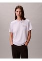 Camiseta Blanca Clásica Con Logo Estampado Calvin Klein de Calvin Klein