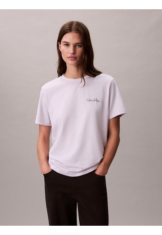 Camiseta Blanca Clásica Con Logo Estampado Calvin Klein Calvin Klein