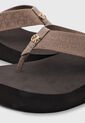 Sandalia Tacón Corrido Calvin Klein Kailuha Marrón de Calvin Klein