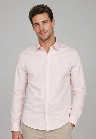 Camisa Calvin Klein Salmón Calvin Klein