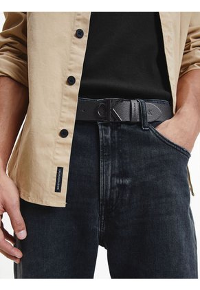 Correa Para  Hombre Negro Calvin Klein