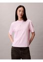 Camiseta Rosada Boxy Cocktail Logo Calvin Klein de Calvin Klein