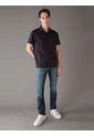 Camisa Negra Manga Corta De Tejido Interlock Suave Calvin Klein de Calvin Klein