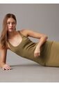 Vestido Verde Estilo Bodycon De Punto Canal Calvin Klein de Calvin Klein