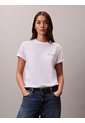 Camiseta Blanca Clásica Con Logo Estampado Calvin Klein de Calvin Klein