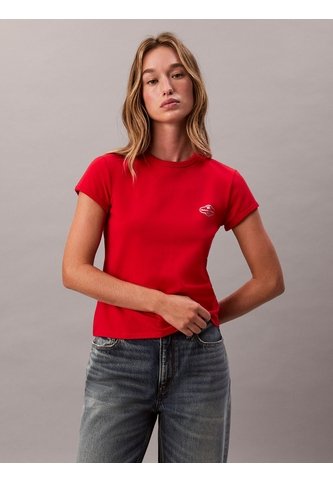 Camiseta Roja Slim Con Logo Cocktail Calvin Klein Calvin Klein