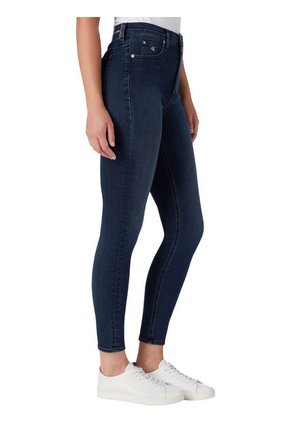 Jeans Azul Oscuro Con Tiro Alto Para Mujer Calvin Klein