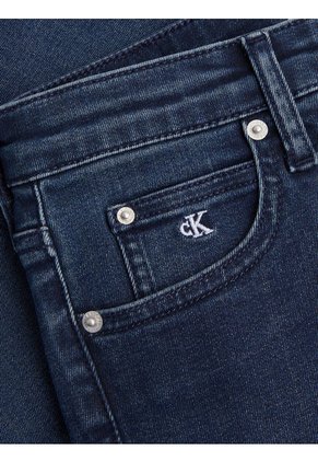 Jeans Azul Oscuro Con Tiro Alto Para Mujer Calvin Klein