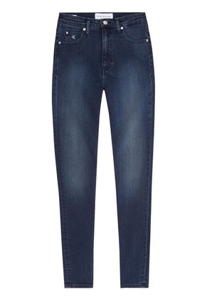 Jeans Azul Oscuro Con Tiro Alto Para Mujer Calvin Klein