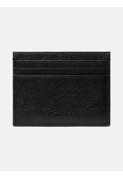 Tarjetero Negro De Cuero Con RFID Calvin Klein