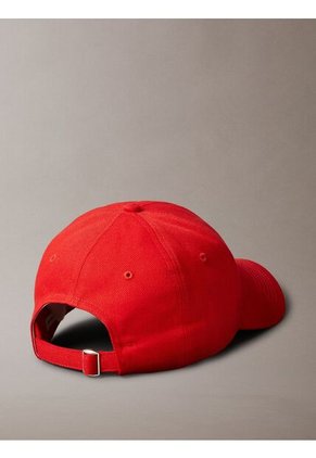 Gorra Roja Con Monograma Bordado Calvin Klein