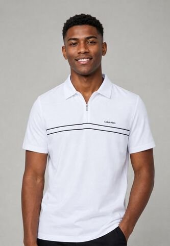 Polo Calvin Klein Blanco Calvin Klein