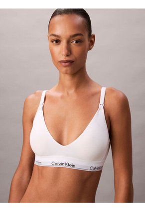 Corpiño Blanco Con Forro Ligero De Lactancia - Icon Cotton Modal Calvin Klein