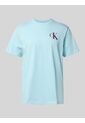 Camiseta Azul Cielo Con Monograma 30s Calvin Klein de Calvin Klein
