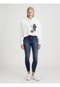 Buzo Blanco Con Capota Y Gráfico De Floral Calvin Klein de Calvin Klein