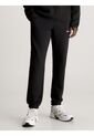 Pantalón Negro De Chándal De Felpa De Algodón Calvin Klein de Calvin Klein