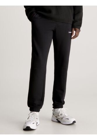 Pantalón Negro De Chándal De Felpa De Algodón Calvin Klein Calvin Klein