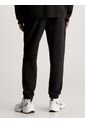 Pantalón Negro De Chándal De Felpa De Algodón Calvin Klein de Calvin Klein