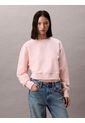 Saco Rosa Cropped Con Logo En Insignia Calvin Klein de Calvin Klein