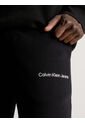 Pantalón Negro De Chándal De Felpa De Algodón Calvin Klein de Calvin Klein