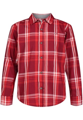 Camisa Con Estampado De Cuadros Para Niño Rojo Calvin Klein Calvin Klein
