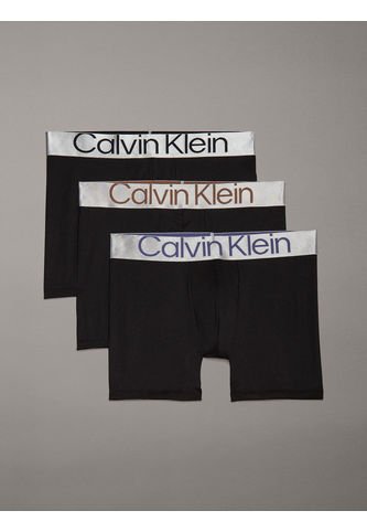Pack Negro De 3 Boxer Brief - Steel Micro Calvin Klein Calvin Klein