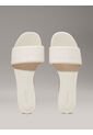 Sandalias Blanco De Jacquard Con Logo Calvin Klein de Calvin Klein