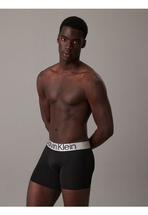 Pack Negro De 3 Boxer Brief - Steel Micro Calvin Klein