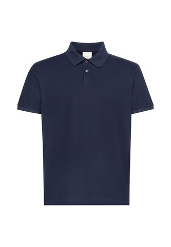 Polo Azul De Manga Corta En Tejido Piqué Calvin Klein Calvin Klein