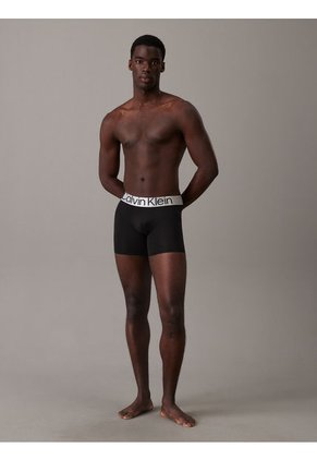 Pack Negro De 3 Boxer Brief - Steel Micro Calvin Klein