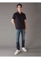 Camisa Negra Manga Corta De Tejido Interlock Suave Calvin Klein de Calvin Klein