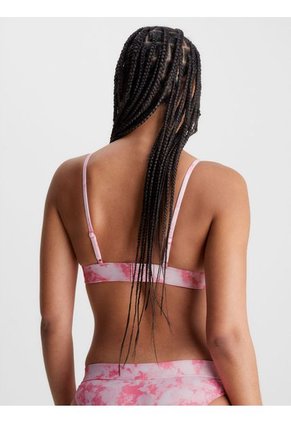 Top Vestido De Baño Rosado En Triángulo - Ck Authentic Calvin Klein