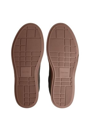 Tenis Verde De Ante De Perfil Bajo Calvin Klein