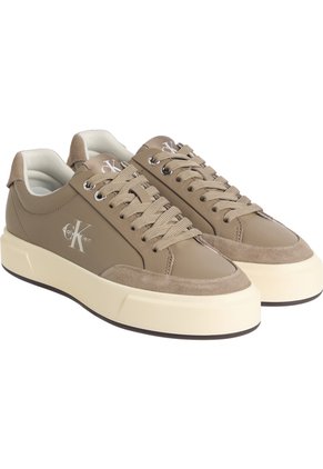 Tenis Beige De Corte Bajo Calvin Klein