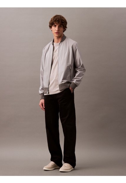 Camiseta Gris Tonal Graphic Crewneck Calvin Klein