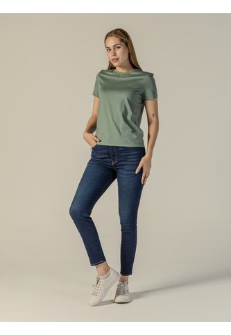 Camiseta Verde De Algodón Con Logo De Archivo Calvin Klein Calvin Klein