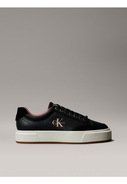 Tenis Negro De Corte Bajo Calvin Klein