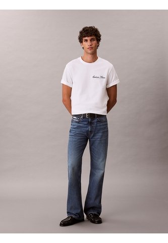Camiseta Blanca Con Logo Gráfico Calvin Klein Calvin Klein