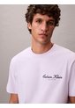 Camiseta Morado Con Logo Gráfico Calvin Klein de Calvin Klein