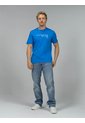 Camiseta Azul Con Gráfico De Logo Calvin Klein de Calvin Klein