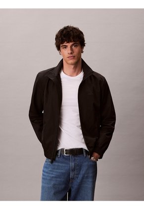 Rompe Negro Viento Con Cuello Alto Calvin Klein
