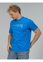 Camiseta Azul Con Gráfico De Logo Calvin Klein de Calvin Klein