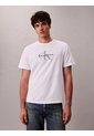 Camiseta Blanca 20s Con Estampado Gráfico De Monograma Calvin Klein de Calvin Klein