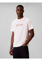 Camiseta Blanca Con Gráfico De Logo Calvin Klein de Calvin Klein