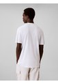 Camiseta Blanca Con Emblema En Relieve Calvin Klein de Calvin Klein