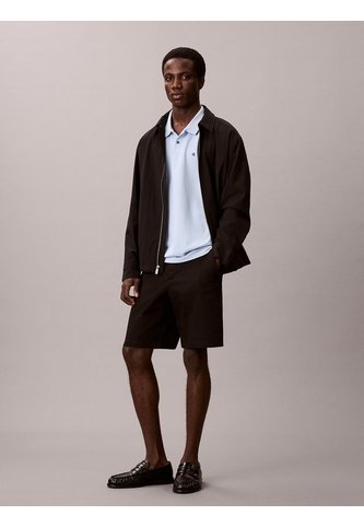 Polo Celeste De Manga Corta En Tejido Piqué Calvin Klein Calvin Klein
