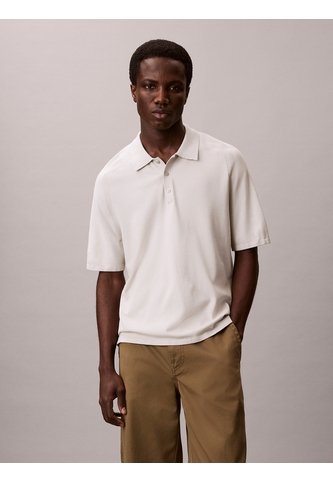 Saco Gris Tipo Polo De Tejido Técnico Calvin Klein Calvin Klein