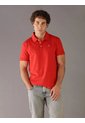 Polo Rojo Clásico Con Monograma Bordado Calvin Klein de Calvin Klein