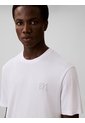 Camiseta Blanca Con Emblema En Relieve Calvin Klein de Calvin Klein
